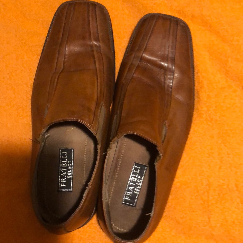 Genuine leather dress shoes